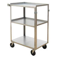 Shelf Carts, 3 Tiers, 15-3/4" W x 32" H x 24" D, 500 lbs. Capacity Advanced Consulting and Training Ltd.