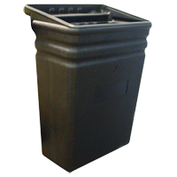 Plastic Refuse Bin for Utility Cart Advanced Consulting and Training Ltd.