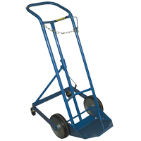 Professional Gas Cylinder Truck CC-1, Mold-on Rubber Wheels, 9" W x 7-1/4" L Base, 250 lbs. Advanced Consulting and Training Ltd.