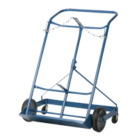 Professional Double Gas Cylinder Truck CC-2, Mold-on Rubber Wheels, 16-7/8" W x 7-1/4" L Base, 500 lbs. Advanced Consulting and Training Ltd.