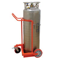 Large Liquid Gas Cylinder Truck LCC, Polyurethane Wheels, 20" W x 20" D Base, 1000 lbs. Advanced Consulting and Training Ltd.