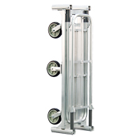 Aluminum U-Boat Folding Bulk Delivery Cart, 18" W x 61" L, 1200 lbs. Cap., Polyurethane Wheels Advanced Consulting and Training Ltd.