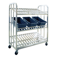 Chariot de pr&eacute;paration, 3 Tiers, 59" la x 67-1/2" h x 26" p, Capacit&eacute; 1000 lb Advanced Consulting and Training Ltd.