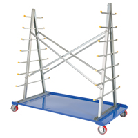Chariot &agrave; cadre en A pour barres et tuyaux, Acier, 36-3/4" la x 73-3/4" p x 72-1/2" h, Capacit&eacute; de 2000 lb Advanced Consulting and Training Ltd.