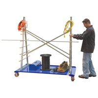 Chariot &agrave; cadre en A pour barres et tuyaux, Acier, 36-3/4" la x 73-3/4" p x 72-1/2" h, Capacit&eacute; de 2000 lb Advanced Consulting and Training Ltd.