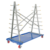 Chariot &agrave; cadre en A pour barres et tuyaux, Acier, 36-3/4" la x 73-3/4" p x 72-1/2" h, Capacit&eacute; de 2000 lb Advanced Consulting and Training Ltd.