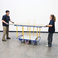 Chariot horizontal pour panneaux, 63-7/16" x 28-1/2" x 40-15/16", Capacit&eacute; 2000 lb Advanced Consulting and Training Ltd.