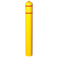 Enveloppe lisse pour butoir avec bandes r&eacute;fl&eacute;chissantes, 8" dia. x 56" l, Jaune Advanced Consulting and Training Ltd.