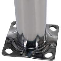 Butoir de s&eacute;curit&eacute;, Acier inoxydable, 36" h x 8" la, Argent Advanced Consulting and Training Ltd.