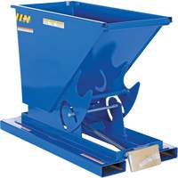 Conteneur autobasculeur, Acier, 1/3 vg³, Bleu Advanced Consulting and Training Ltd.