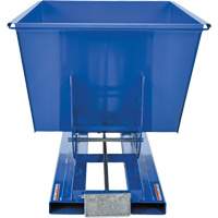 Conteneur autobasculeur, Acier, 1 vg³, Bleu Advanced Consulting and Training Ltd.