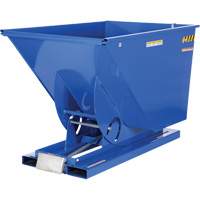Conteneur autobasculeur, Acier, 1-1/2 vg³, Bleu Advanced Consulting and Training Ltd.