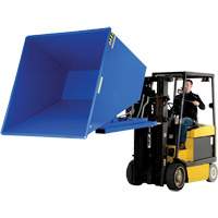 Conteneur autobasculeur, Acier, 2-1/2 vg³, Bleu Advanced Consulting and Training Ltd.