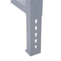 Industrial Duty Leg for Workbench, Steel, 24" D x 34" H, Single Advanced Consulting and Training Ltd.