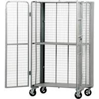 FST Series Folding Security Truck, 1 Tiers, 27" L x 45" W x 77" H, 2000 lbs. Cap. Advanced Consulting and Training Ltd.