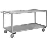 Chariot avec tablettes de calibre industriel, 2 Tiers, 18-1/8" la x 42" h x 35" p, Capacit&eacute; 1200 lb Advanced Consulting and Training Ltd.