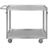 Chariot avec tablettes de calibre industriel, 2 Tiers, 22-1/2" la x 34" h x 42-7/16" p, Capacit&eacute; 600 lb Advanced Consulting and Training Ltd.
