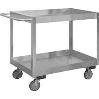 Chariot avec tablettes de calibre industriel, 2 Tiers, 18-1/8" la x 35" h x 36" p, Capacit&eacute; 1200 lb Advanced Consulting and Training Ltd.