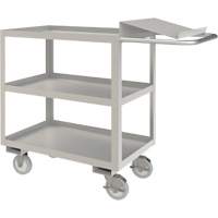 Industrial Grade Order Picking Cart, 39" H x 18-1/8" W x 45" D, 3 Shelves, 1200 lbs. Capacity Advanced Consulting and Training Ltd.