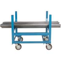 Chariot &agrave; berceaux pour tuyaux et barres, 24" lo x 24" la x 34" h, Capacit&eacute; de 2500 lb, Roue Polyur&eacute;thane Advanced Consulting and Training Ltd.