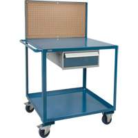 Mobile Service Cart, 2 Tiers, 24" W x 57" H x 40" D, 1200 lbs. Capacity Advanced Consulting and Training Ltd.