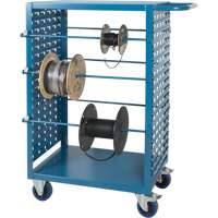 Mobile Wire Spool Cart, Steel, 6 Rod, 21" W x 48" H x 38" D, 1200 lbs. Capacity Advanced Consulting and Training Ltd.