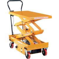 DC Powered Hydraulic Scissor Lift Elevating Cart, Steel, 39-3/4" L x 20-1/2" W, 1000 lbs. Capacity Advanced Consulting and Training Ltd.