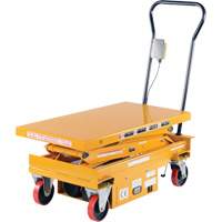 DC Powered Hydraulic Scissor Lift Elevating Cart, Steel, 39-3/4" L x 20-1/2" W, 1000 lbs. Capacity Advanced Consulting and Training Ltd.