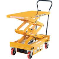 DC Powered Hydraulic Scissor Lift Elevating Cart, Steel, 39-3/4" L x 20-1/2" W, 1000 lbs. Capacity Advanced Consulting and Training Ltd.