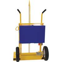 Welding Cylinder Torch Cart, Foam-Filled Wheels, 24" W x 19-1/2" L Base, 500 lbs. Advanced Consulting and Training Ltd.