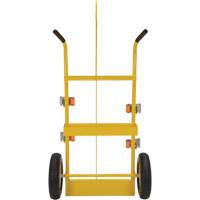Welding Cylinder Torch Cart, Foam-Filled Wheels, 23-13/16" W x 22-13/16" L Base, 500 lbs. Advanced Consulting and Training Ltd.