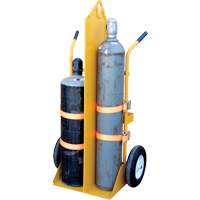 Welding Cylinder Torch Cart, Foam-Filled Wheels, 23-1/8" W x 22-13/16" L Base, 500 lbs. Advanced Consulting and Training Ltd.