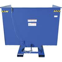 Conteneur autobasculeur, Acier, 4 vg³, Bleu Advanced Consulting and Training Ltd.