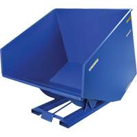 Conteneur autobasculeur, Acier, 4 vg³, Bleu Advanced Consulting and Training Ltd.