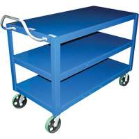 Chariot &agrave; poign&eacute;e ergonomique Ergo-Handle, 4000 lb Capacit&eacute;, Acier, 24-1/2" la x 41" ha x 54-7/8" p, Bordure vers le bas Advanced Consulting and Training Ltd.