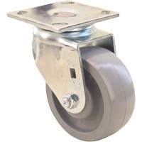 Max9 Caster, Swivel, 5" (127 mm), Envirothane Grey-WOW, 1000 lbs. (453.6 kg.) Advanced Consulting and Training Ltd.