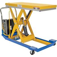DC Powered & Manual Scissor Lift Table, Steel, 48" L x 24" W, 1000 lbs. Capacity Advanced Consulting and Training Ltd.