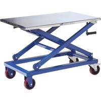 Manual Scissor Lift Table, 37" L x 23-1/2" W, Steel, 660 lbs. Capacity Advanced Consulting and Training Ltd.