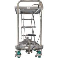 Manual Hydraulic Scissor Lift Table, 36-1/4" L x 19-3/8" W, Stainless Steel, 600 lbs. Capacity Advanced Consulting and Training Ltd.
