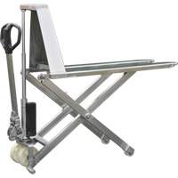 Chariot &eacute;l&eacute;vateur &agrave; ciseaux Eco, 45" lo x 21" la, Acier inoxydable, Capacit&eacute; de 2200 lb Advanced Consulting and Training Ltd.