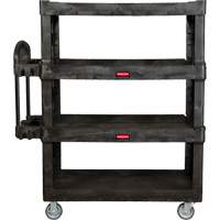 Heavy-Duty Ergo Utility Cart, 4 Tiers, 24-1/4" x 62-2/5" x 54-1/10", 700 lbs. Capacity Advanced Consulting and Training Ltd.
