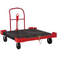 Chariot remorquable pour palettes, 54-1/2" lo x 51" la, 2500 lb cap, Roues Polyol&eacute;fine Advanced Consulting and Training Ltd.