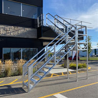 3-5 Step Telescopic Aluminum Smart Stairs Advanced Consulting and Training Ltd.
