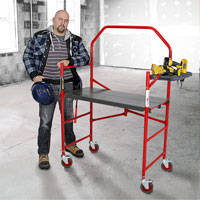 Buildman Portable Scaffold, 40-5/8" D x 4' H Advanced Consulting and Training Ltd.