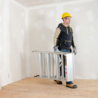Portable Work-Stand Saw Horse, Aluminum Frame, 12-1/4" D x 48" H Advanced Consulting and Training Ltd.