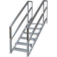 SmartStairs 6-10 Steps Modular Construction Stair System, 75" H Advanced Consulting and Training Ltd.