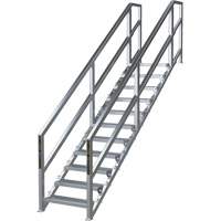 SmartStairs 11-16 Steps Modular Construction Stair System, 120" H Advanced Consulting and Training Ltd.