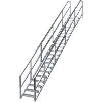 SmartStairs 17-21 Steps Modular Construction Stair System, 157-1/2" H Advanced Consulting and Training Ltd.