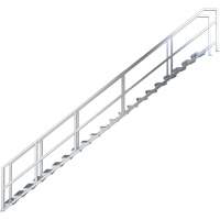 SmartStairs 17-21 Steps Modular Construction Stair System, 157-1/2" H Advanced Consulting and Training Ltd.