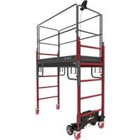 Complete Motorized Buildman 6' Baker Scaffold Kit, 31" D x 118-3/4" H Advanced Consulting and Training Ltd.